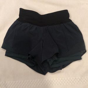 Lululemon shorts with built in biker short